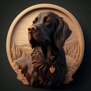 3D model Greater Munsterlander dog (STL)